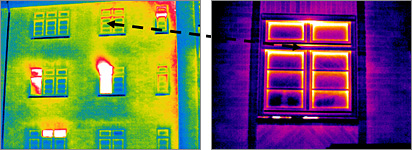 Gebäude Thermografie